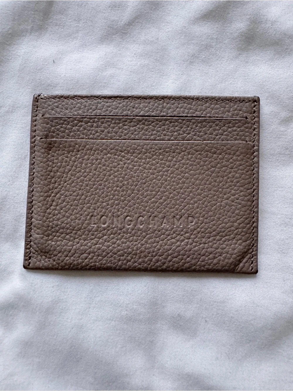 Longchamp Leather Card Holder Wallet